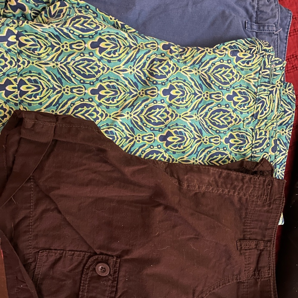 Three pair of shorts